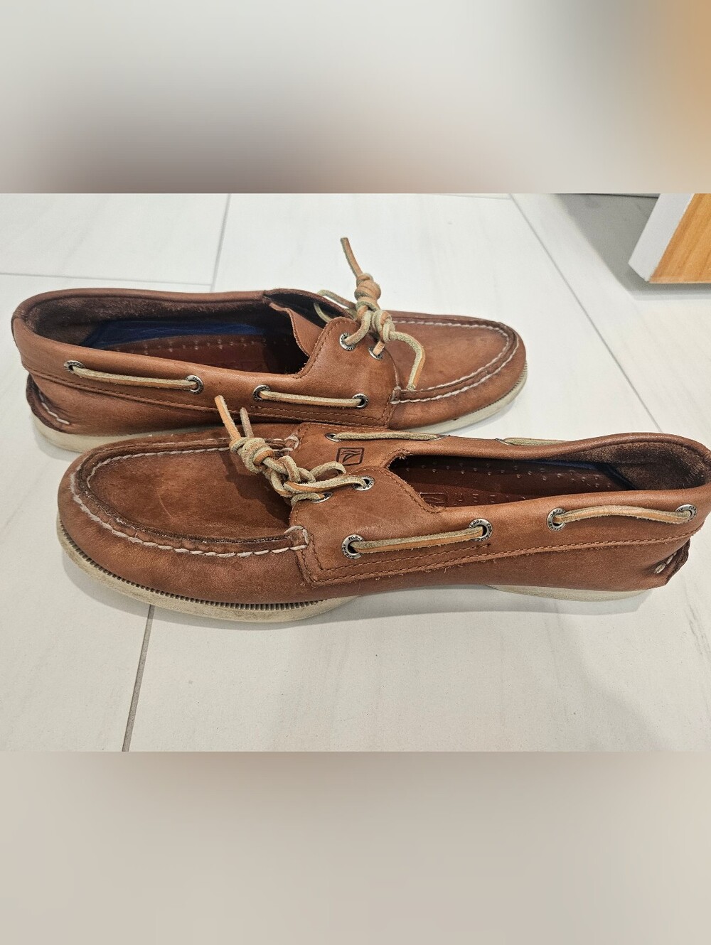 Men's Sperry Leather Boat Shoes Size 10